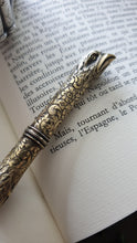 Load image into Gallery viewer, Antique Solid Silver Gilt Eagle's Head Etui Needle Case - 19th c.