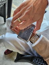 Load image into Gallery viewer, Antique Solid Silver French Niello Cigarette Case - 19th c.
