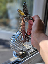 Load image into Gallery viewer, Antique French Solid Silver Ewer Glass Mounted, Rococo Shell Design - Lancon, Paris c.1880