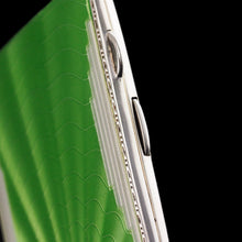 Load image into Gallery viewer, Art Deco Sterling Silver Cigarette Case with Green Enamel Guilloche Sunburst Ray - Joseph Gloster 1936