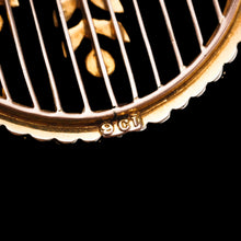 Load image into Gallery viewer, Antique Edwardian Belle Epoque Pearl & Pink Tourmaline Pendant Necklace 9ct Gold - c.1910