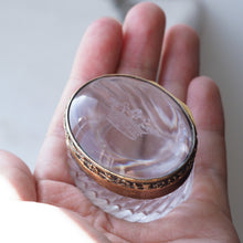 Load image into Gallery viewer, Antique Silver Gilt Mounted Crystal Box - French 19th Century - Artisan Antiques