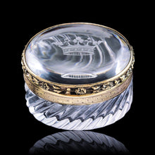 Load image into Gallery viewer, Antique Silver Gilt Mounted Crystal Box - French 19th Century - Artisan Antiques