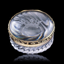 Load image into Gallery viewer, Antique Silver Gilt Mounted Crystal Box - French 19th Century - Artisan Antiques