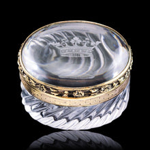 Load image into Gallery viewer, Antique Silver Gilt Mounted Crystal Box - French 19th Century - Artisan Antiques