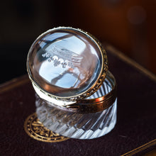 Load image into Gallery viewer, Antique Silver Gilt Mounted Crystal Box - French 19th Century - Artisan Antiques