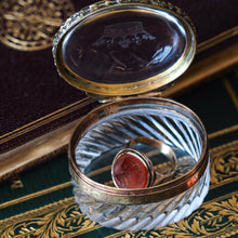 Load image into Gallery viewer, Antique Silver Gilt Mounted Crystal Box - French 19th Century - Artisan Antiques