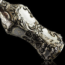 Load image into Gallery viewer, Antique French Parcel-Gilt Silver Scent Bottle/Flask with Ornate Decorations - 19th c.