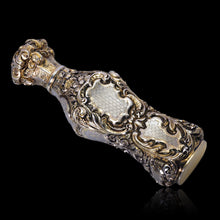 Load image into Gallery viewer, Antique French Parcel-Gilt Silver Scent Bottle/Flask with Ornate Decorations - 19th c.