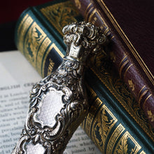 Load image into Gallery viewer, Antique French Parcel-Gilt Silver Scent Bottle/Flask with Ornate Decorations - 19th c.