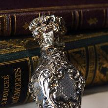 Load image into Gallery viewer, Antique French Parcel-Gilt Silver Scent Bottle/Flask with Ornate Decorations - 19th c.