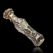 Load image into Gallery viewer, Antique French Parcel-Gilt Silver Scent Bottle/Flask with Ornate Decorations - 19th c.
