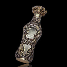 Load image into Gallery viewer, Antique French Parcel-Gilt Silver Scent Bottle/Flask with Ornate Decorations - 19th c.