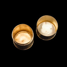 Load image into Gallery viewer, Antique French Solid Silver Gilt Box Cylindrical Etui, Engine Turned Guilloche Design - c.1890