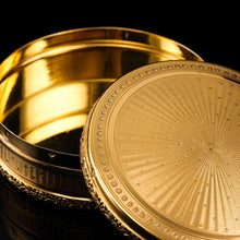 Load image into Gallery viewer, Antique Frenchy Solid Silver Gilt Vermeil Circular Box - c.1900