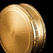 Load image into Gallery viewer, Antique Frenchy Solid Silver Gilt Vermeil Circular Box - c.1900