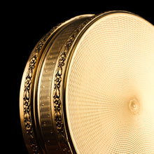 Load image into Gallery viewer, Antique Frenchy Solid Silver Gilt Vermeil Circular Box - c.1900