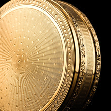 Load image into Gallery viewer, Antique Frenchy Solid Silver Gilt Vermeil Circular Box - c.1900
