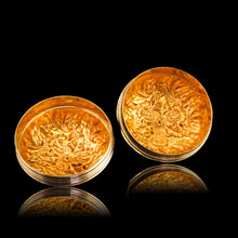 Load image into Gallery viewer, Rare Antique Georgian Spherical/Circular Silver Gilt Snuff Box with Acanthus & Vine Decorations - John Bettridge 1823