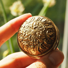 Load image into Gallery viewer, Rare Antique Georgian Spherical/Circular Silver Gilt Snuff Box with Acanthus & Vine Decorations - John Bettridge 1823