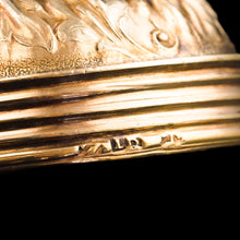 Load image into Gallery viewer, Rare Antique Georgian Spherical/Circular Silver Gilt Snuff Box with Acanthus & Vine Decorations - John Bettridge 1823