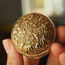 Load image into Gallery viewer, Rare Antique Georgian Spherical/Circular Silver Gilt Snuff Box with Acanthus & Vine Decorations - John Bettridge 1823