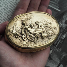 Load image into Gallery viewer, Antique Georgian Silver Gilt Snuff Box Scene of Venus - London 1810 - Artisan Antiques