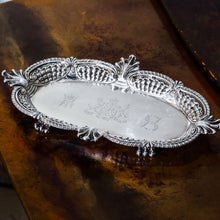 Load image into Gallery viewer, Antique Georgian Solid Silver Snuffer Tray with Exquisite Decorations - William Pitts 1815