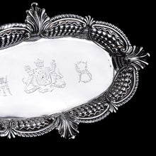 Load image into Gallery viewer, Antique Georgian Solid Silver Snuffer Tray with Exquisite Decorations - William Pitts 1815