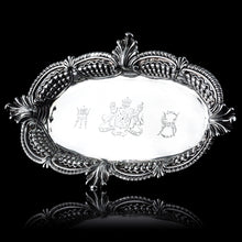 Load image into Gallery viewer, Antique Georgian Solid Silver Snuffer Tray with Exquisite Decorations - William Pitts 1815