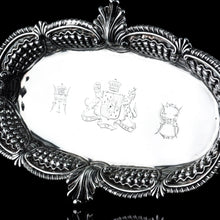 Load image into Gallery viewer, Antique Georgian Solid Silver Snuffer Tray with Exquisite Decorations - William Pitts 1815