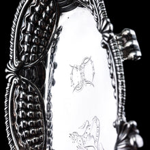 Load image into Gallery viewer, Antique Georgian Solid Silver Snuffer Tray with Exquisite Decorations - William Pitts 1815