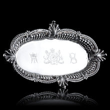 Load image into Gallery viewer, Antique Georgian Solid Silver Snuffer Tray with Exquisite Decorations - William Pitts 1815
