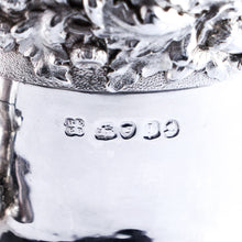 Load image into Gallery viewer, Antique Georgian Solid Silver Cup/Wine Cooler with Lid, Earl Interest - Barnards 1826