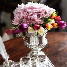 Load image into Gallery viewer, Antique Georgian Solid Silver Cup/Wine Cooler with Lid, Earl Interest - Barnards 1826