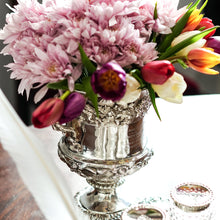 Load image into Gallery viewer, Antique Georgian Solid Silver Cup/Wine Cooler with Lid, Earl Interest - Barnards 1826