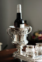 Load image into Gallery viewer, Antique Georgian Solid Silver Cup/Wine Cooler with Lid, Earl Interest - Barnards 1826