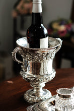 Load image into Gallery viewer, Antique Georgian Solid Silver Cup/Wine Cooler with Lid, Earl Interest - Barnards 1826