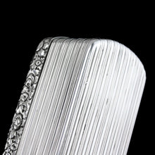 Load image into Gallery viewer, Antique Georgian Solid Silver Snuff Box Oblong Shape with Reeded Lines - Charles Rawlings 1818