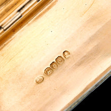 Load image into Gallery viewer, Antique Georgian Solid Silver Snuff Box Oblong Shape with Reeded Lines - Charles Rawlings 1818