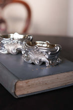 Load image into Gallery viewer, Antique Georgian Solid Silver Salt Cellars Rococo Revival Design - London 1834
