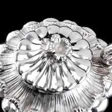 Load image into Gallery viewer, Antique Georgian Solid Silver Teapot 'Melon Shape' Sea Spume and Acanthus - Barnards 1830