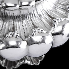 Load image into Gallery viewer, Antique Georgian Solid Silver Teapot 'Melon Shape' Sea Spume and Acanthus - Barnards 1830