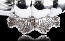 Load image into Gallery viewer, Antique Georgian Solid Silver Teapot 'Melon Shape' Sea Spume and Acanthus - Barnards 1830