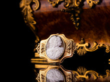 Load image into Gallery viewer, Magnificent Large Antique 18ct Gold Cameo Brooch, Greek Mythological Figures - c.1860