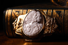 Load image into Gallery viewer, Magnificent Large Antique 18ct Gold Cameo Brooch, Greek Mythological Figures - c.1860