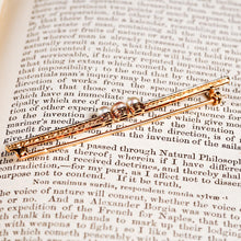 Load image into Gallery viewer, Antique 18ct Gold & Platinum Pink Pearl & Diamond Brooch - c.1920