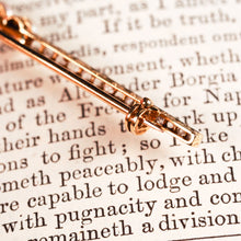 Load image into Gallery viewer, Antique 18ct Gold & Platinum Pink Pearl & Diamond Brooch - c.1920