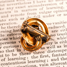 Load image into Gallery viewer, Antique Victorian 18ct Gold Garnet Cabochon Flower Bud Brooch - c.1880