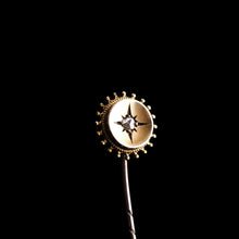 Load image into Gallery viewer, Antique Victorian 14ct Gold Diamond Stick Pin/Tie Pin - c.1890